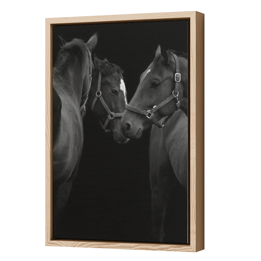 Thumbnail for Canvas - Wood Grain Floating Frame