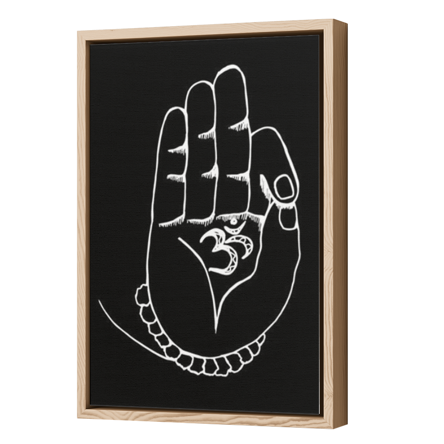 Thumbnail for Canvas - Wood Grain Floating Frame