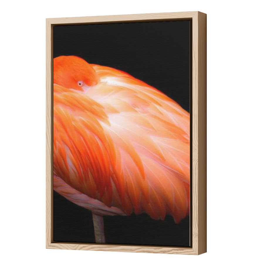 Thumbnail for Canvas - Wood Grain Floating Frame