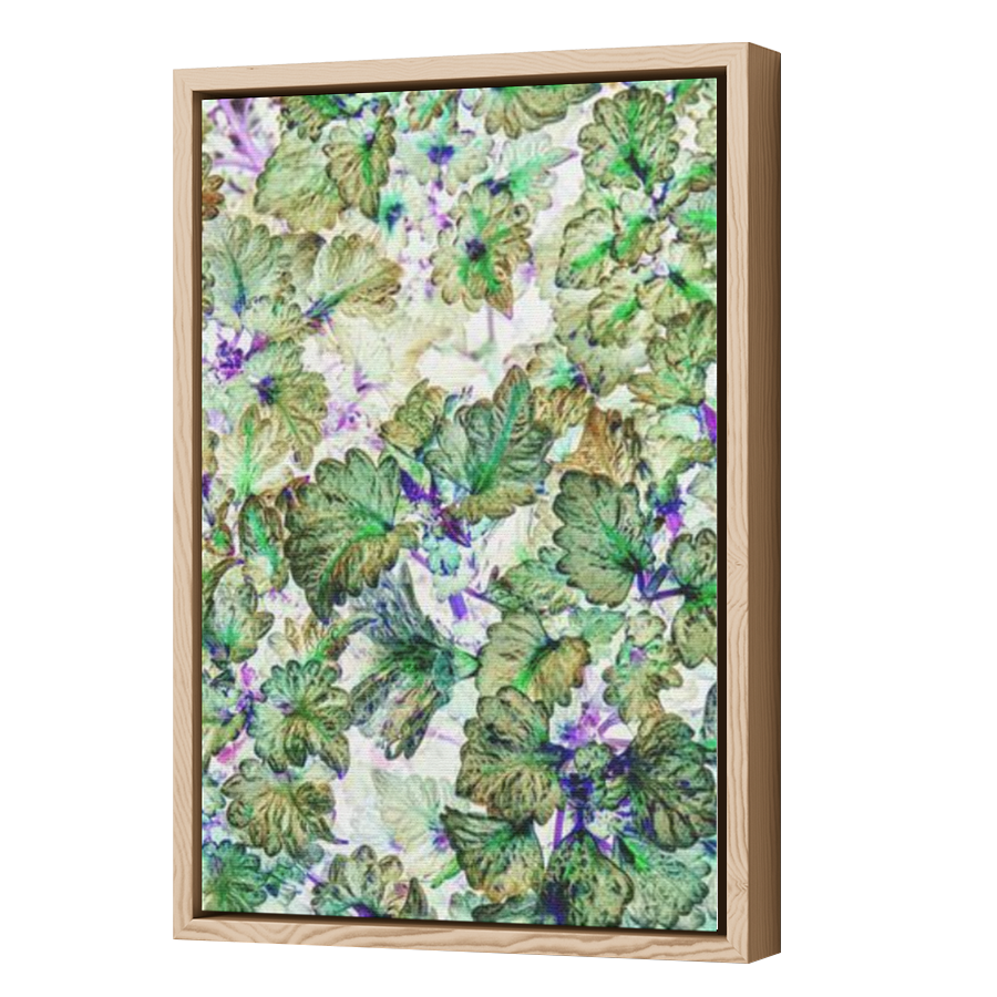 Thumbnail for Canvas - Wood Grain Floating Frame