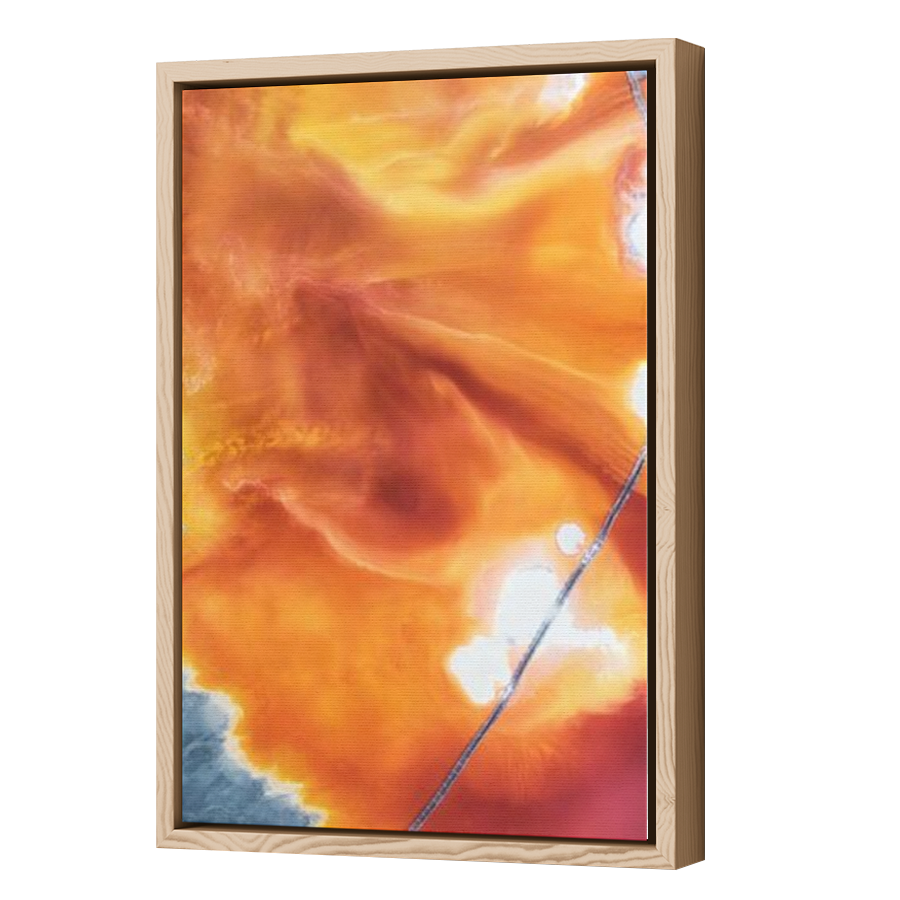 Thumbnail for Canvas - Wood Grain Floating Frame