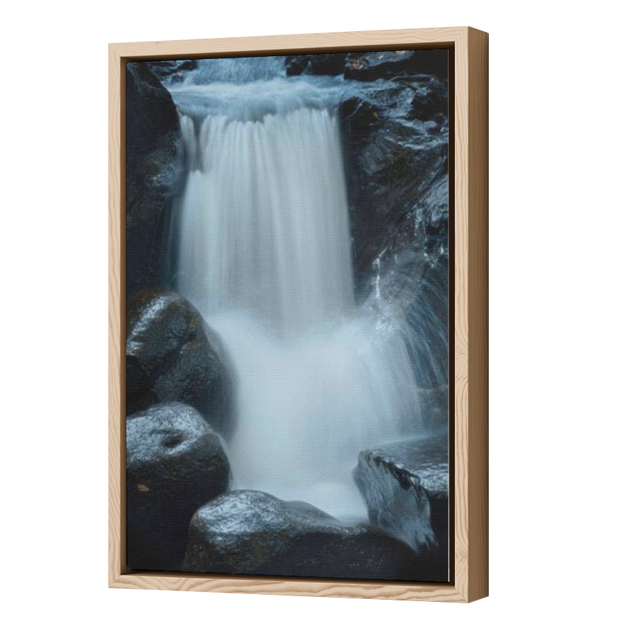 Thumbnail for Canvas - Wood Grain Floating Frame