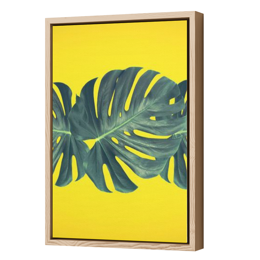 Thumbnail for Canvas - Wood Grain Floating Frame