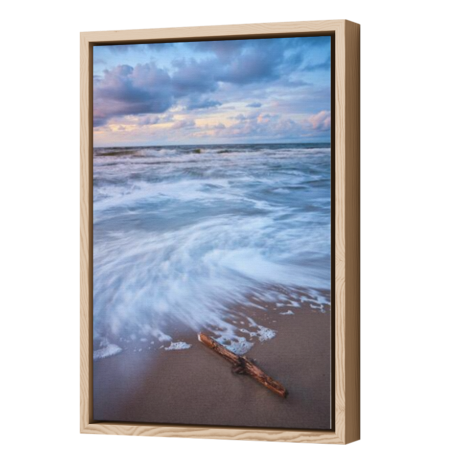 Thumbnail for Canvas - Wood Grain Floating Frame