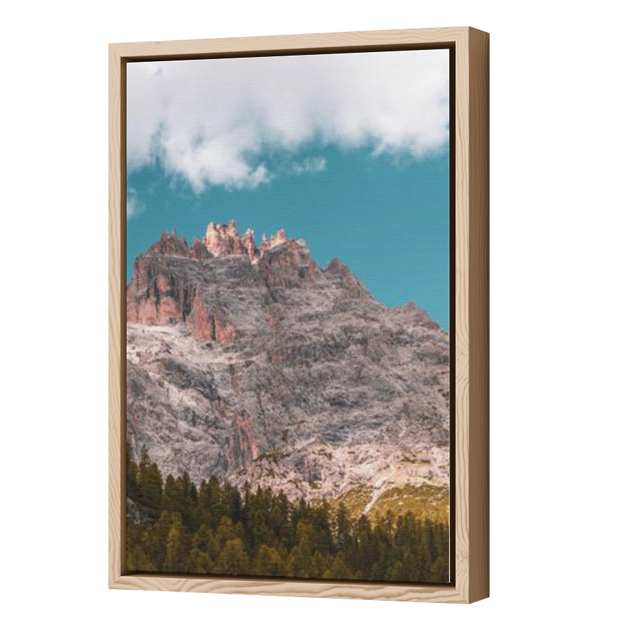 Thumbnail for Canvas - Wood Grain Floating Frame