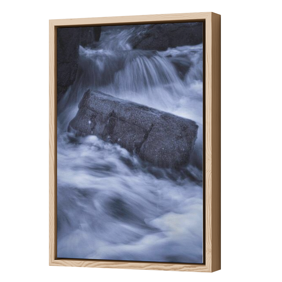 Thumbnail for Canvas - Wood Grain Floating Frame