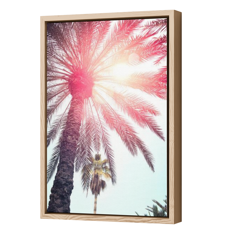 Thumbnail for Canvas - Wood Grain Floating Frame