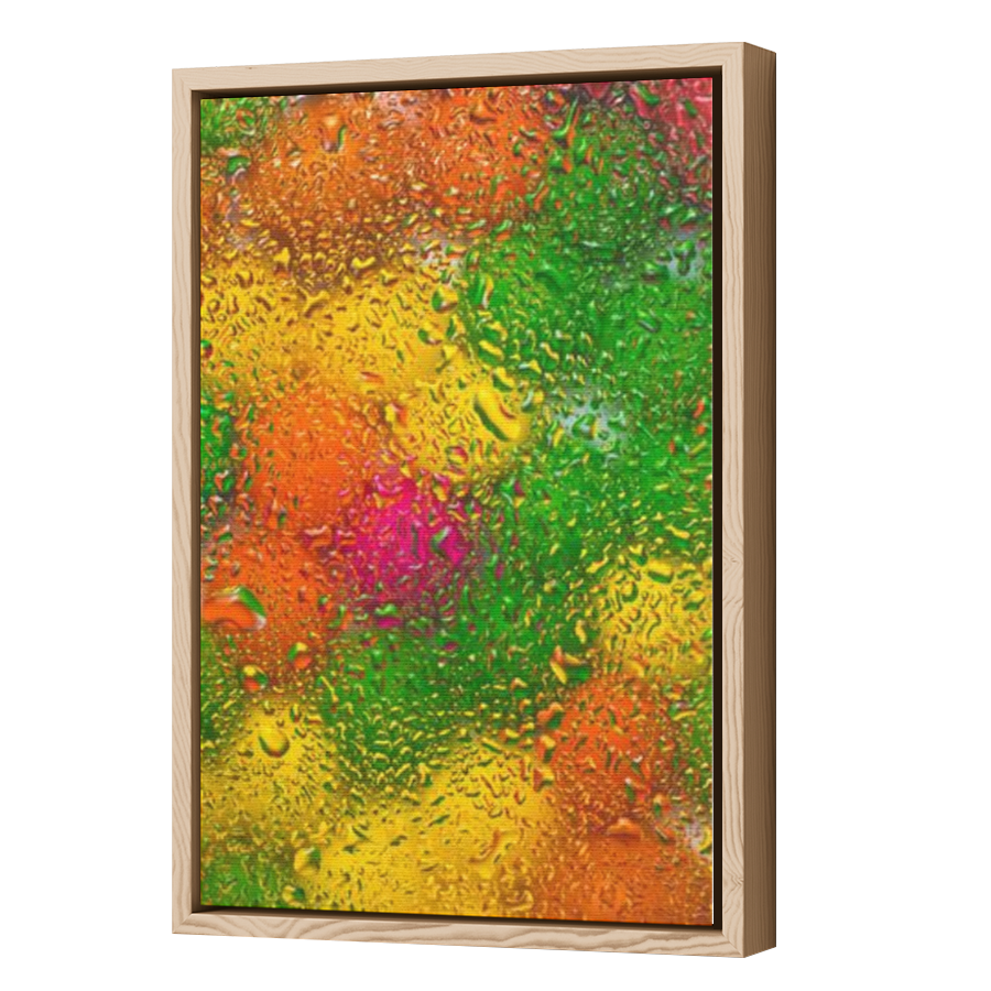Thumbnail for Canvas - Wood Grain Floating Frame