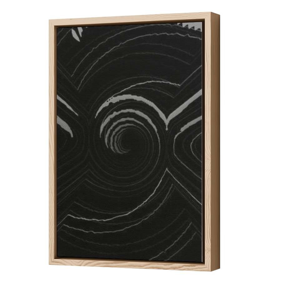 Thumbnail for Canvas - Wood Grain Floating Frame