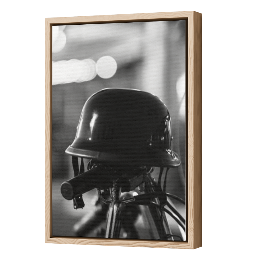 Thumbnail for Canvas - Wood Grain Floating Frame