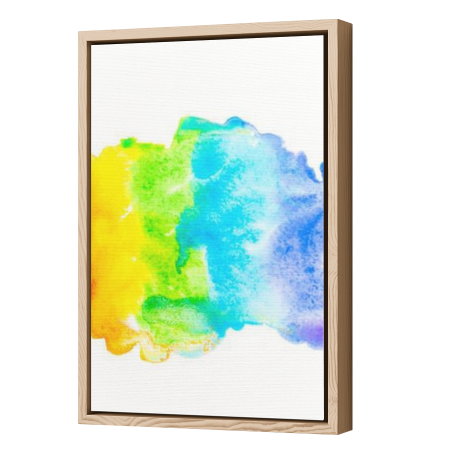 Thumbnail for Canvas - Wood Grain Floating Frame