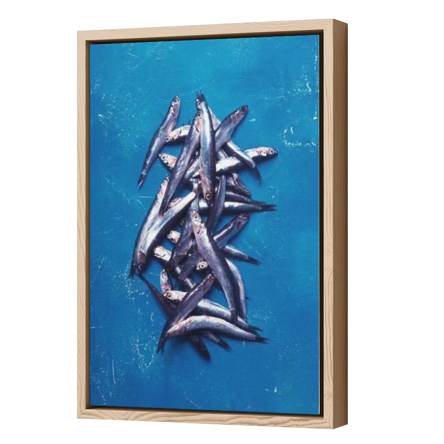 Thumbnail for Canvas - Wood Grain Floating Frame