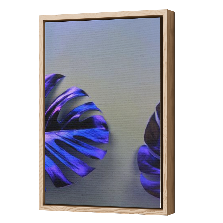 Thumbnail for Canvas - Wood Grain Floating Frame