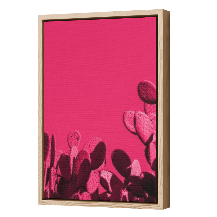 Thumbnail for Canvas - Wood Grain Floating Frame