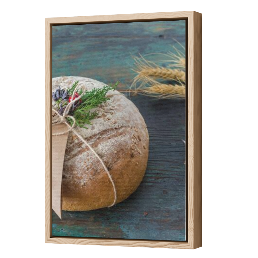Thumbnail for Canvas - Wood Grain Floating Frame