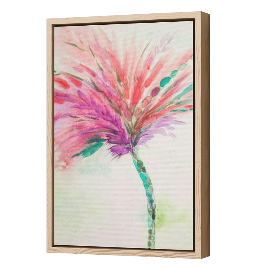 Thumbnail for Canvas - Wood Grain Floating Frame