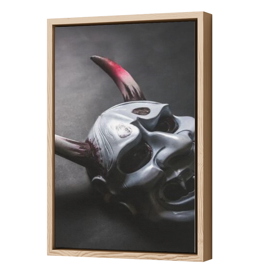Thumbnail for Canvas - Wood Grain Floating Frame