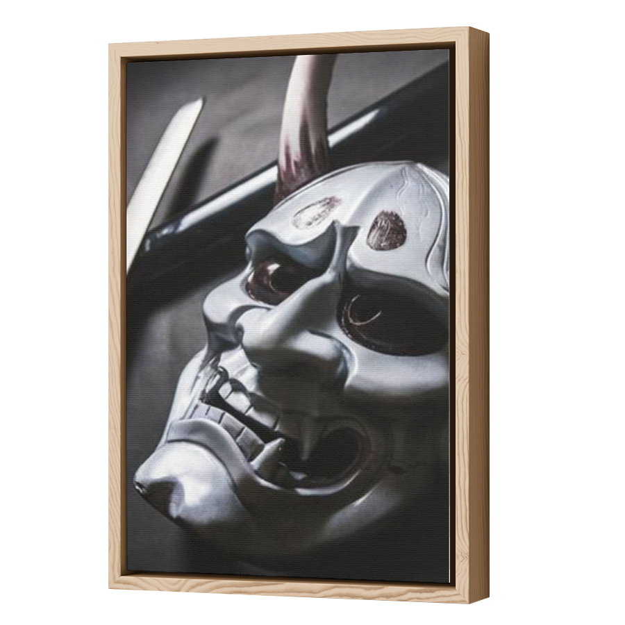 Thumbnail for Canvas - Wood Grain Floating Frame