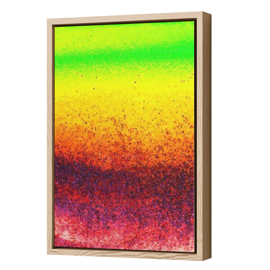 Thumbnail for Canvas - Wood Grain Floating Frame