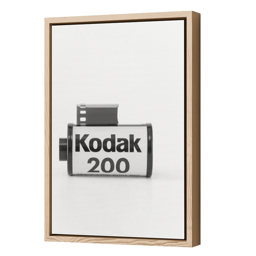 Thumbnail for Canvas - Wood Grain Floating Frame