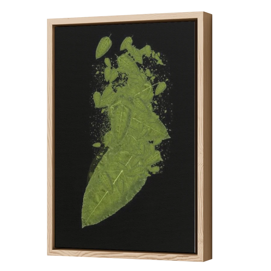 Thumbnail for Canvas - Wood Grain Floating Frame