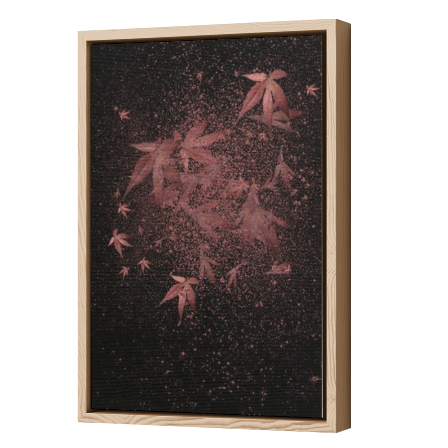 Thumbnail for Canvas - Wood Grain Floating Frame