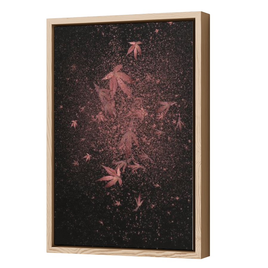 Thumbnail for Canvas - Wood Grain Floating Frame