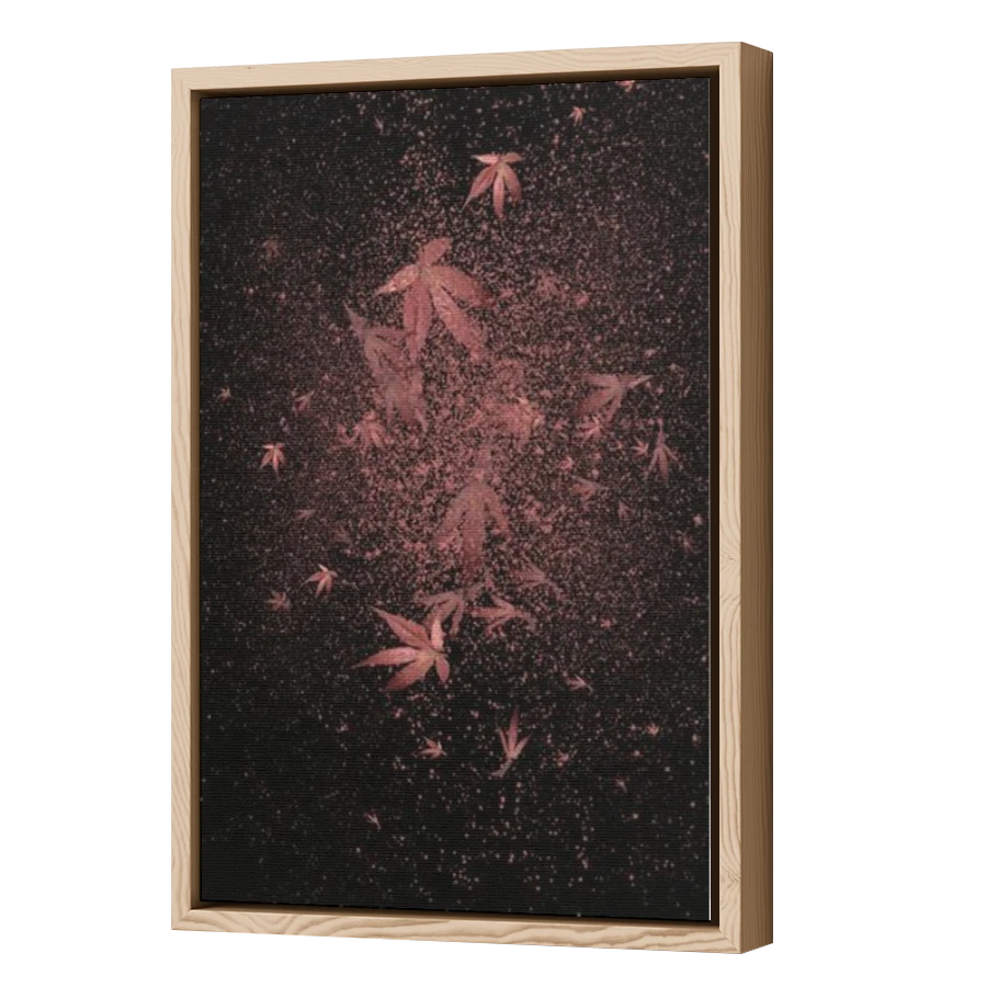 Thumbnail for Canvas - Wood Grain Floating Frame