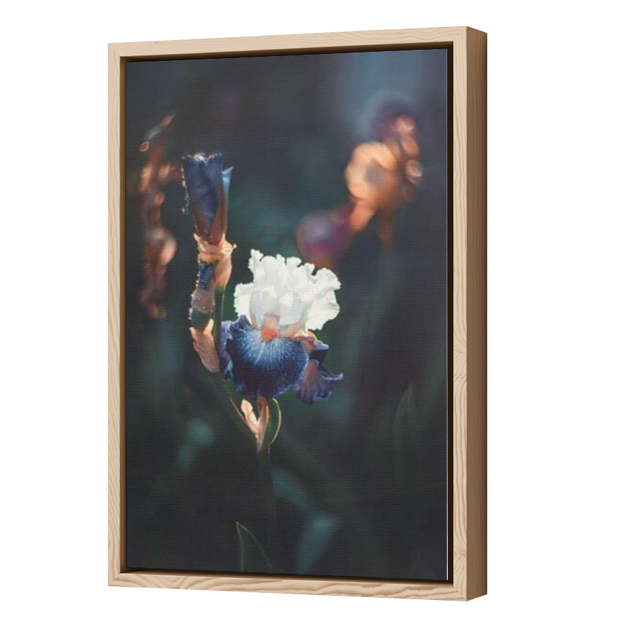 Thumbnail for Canvas - Wood Grain Floating Frame