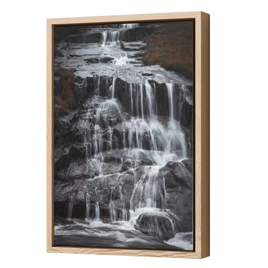 Thumbnail for Canvas - Wood Grain Floating Frame