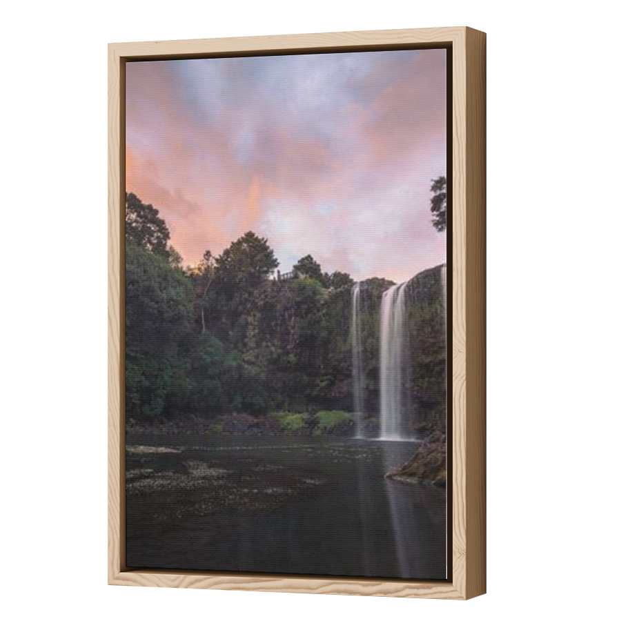 Thumbnail for Canvas - Wood Grain Floating Frame