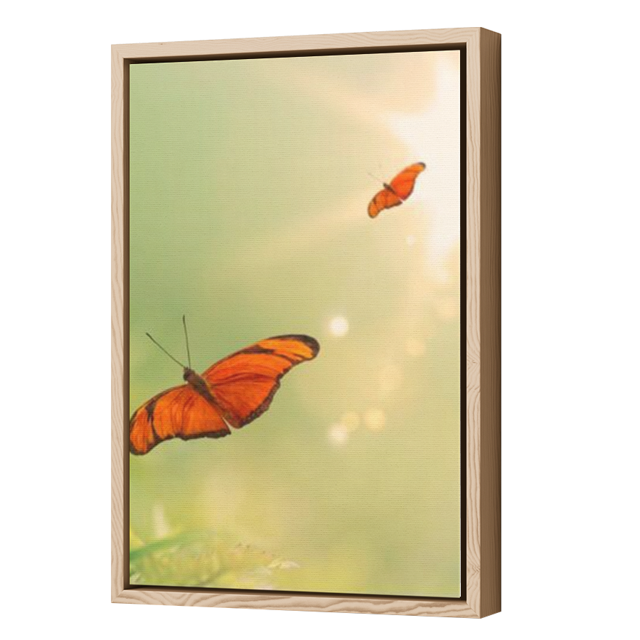 Thumbnail for Canvas - Wood Grain Floating Frame