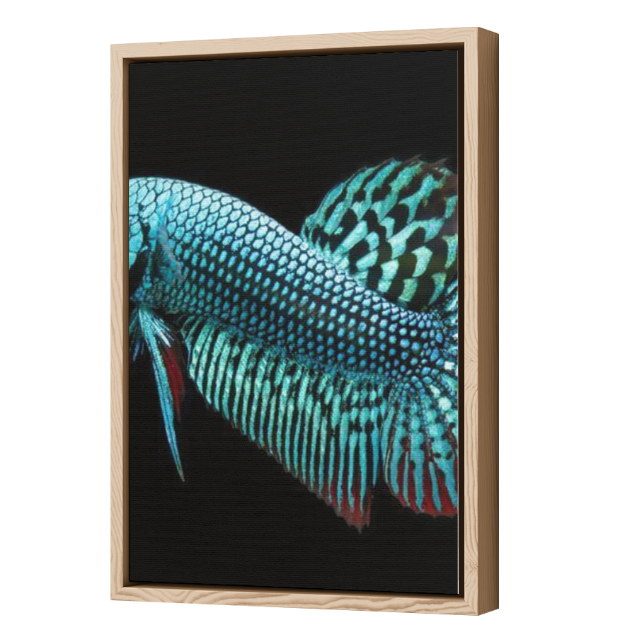 Thumbnail for Canvas - Wood Grain Floating Frame