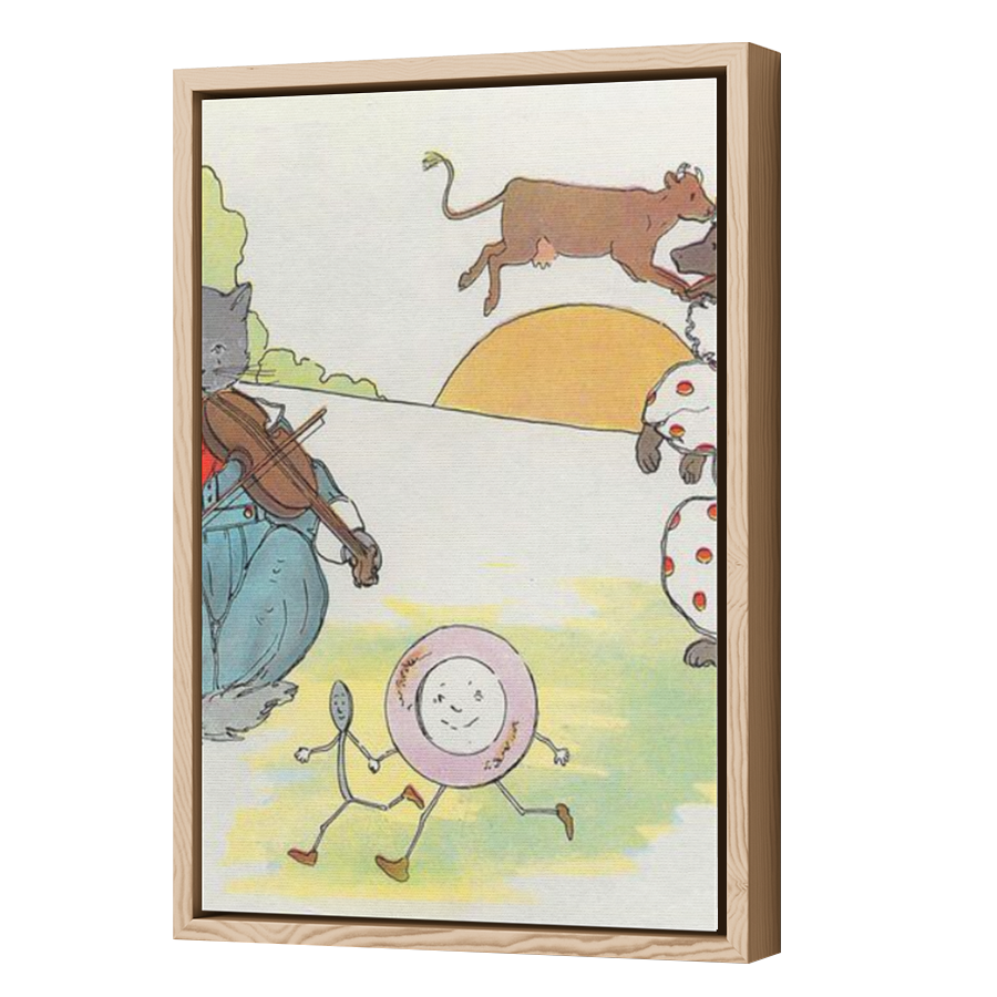 Thumbnail for Canvas - Wood Grain Floating Frame