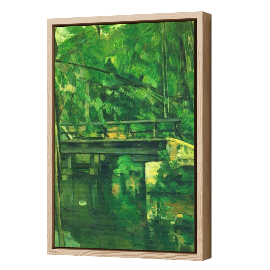Thumbnail for Canvas - Wood Grain Floating Frame