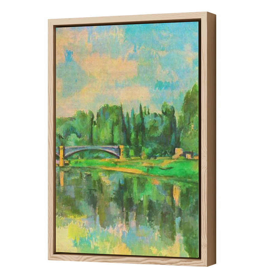 Thumbnail for Canvas - Wood Grain Floating Frame