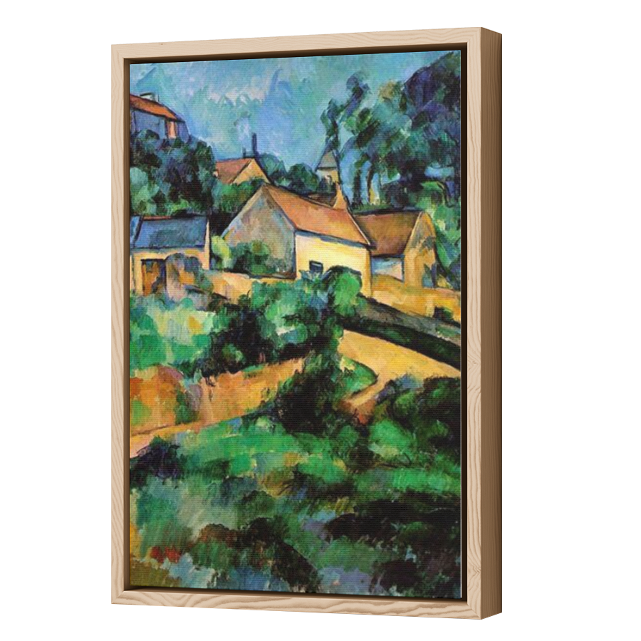 Thumbnail for Canvas - Wood Grain Floating Frame