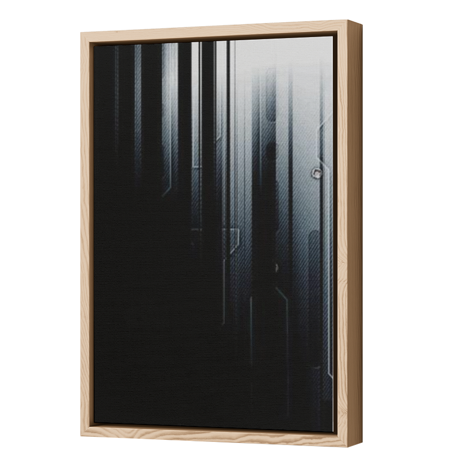 Thumbnail for Canvas - Wood Grain Floating Frame