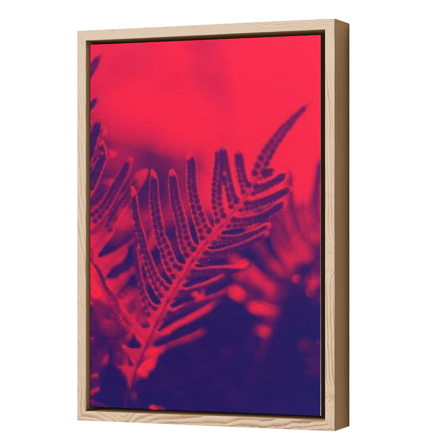 Thumbnail for Canvas - Wood Grain Floating Frame