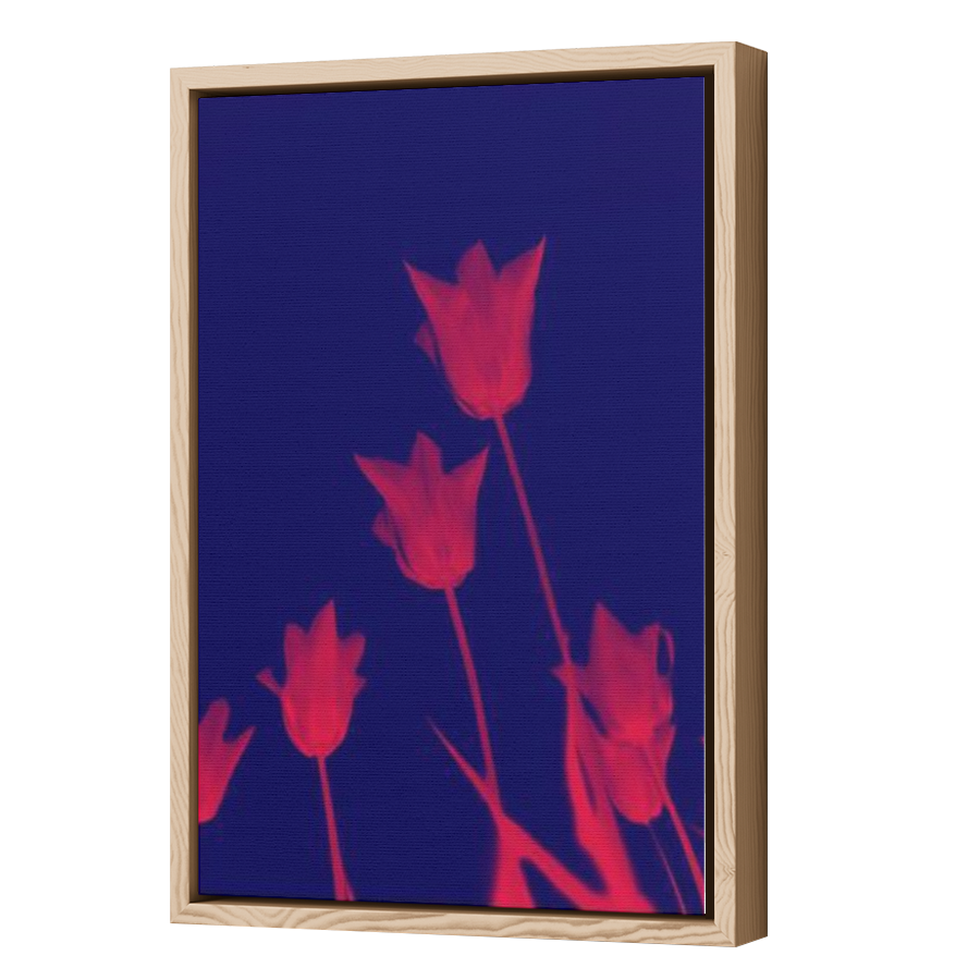 Thumbnail for Canvas - Wood Grain Floating Frame