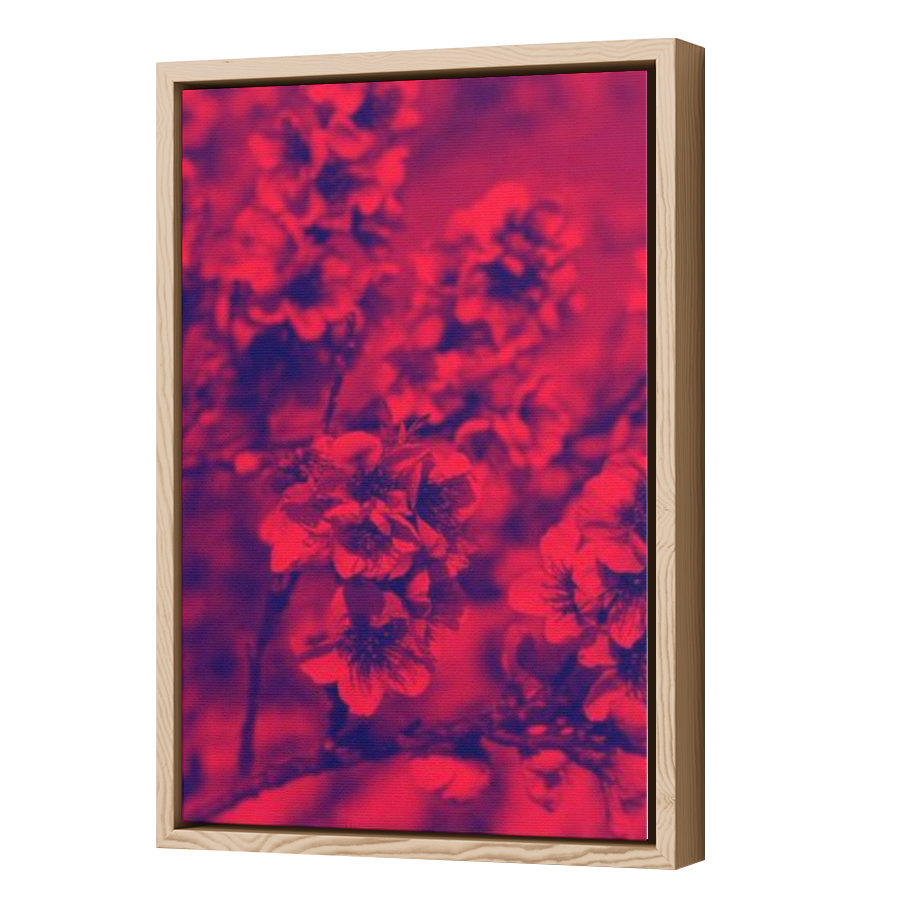Thumbnail for Canvas - Wood Grain Floating Frame