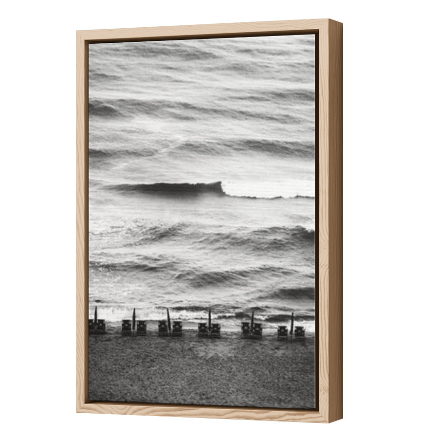 Thumbnail for Canvas - Wood Grain Floating Frame