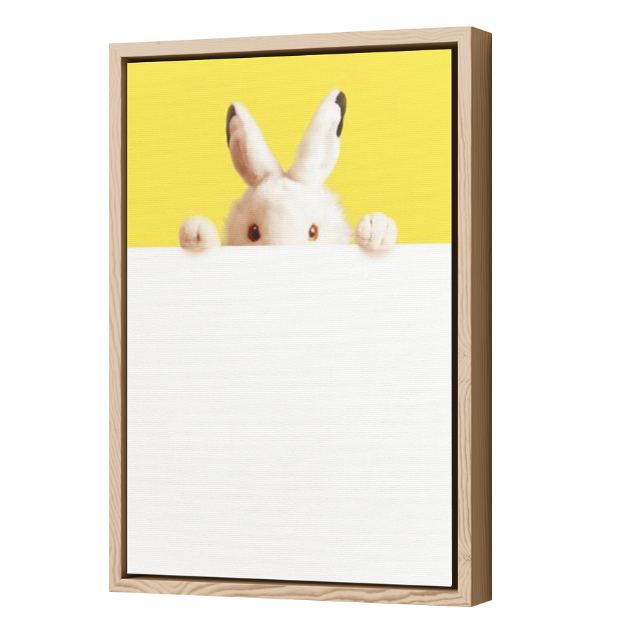 Thumbnail for Canvas - Wood Grain Floating Frame