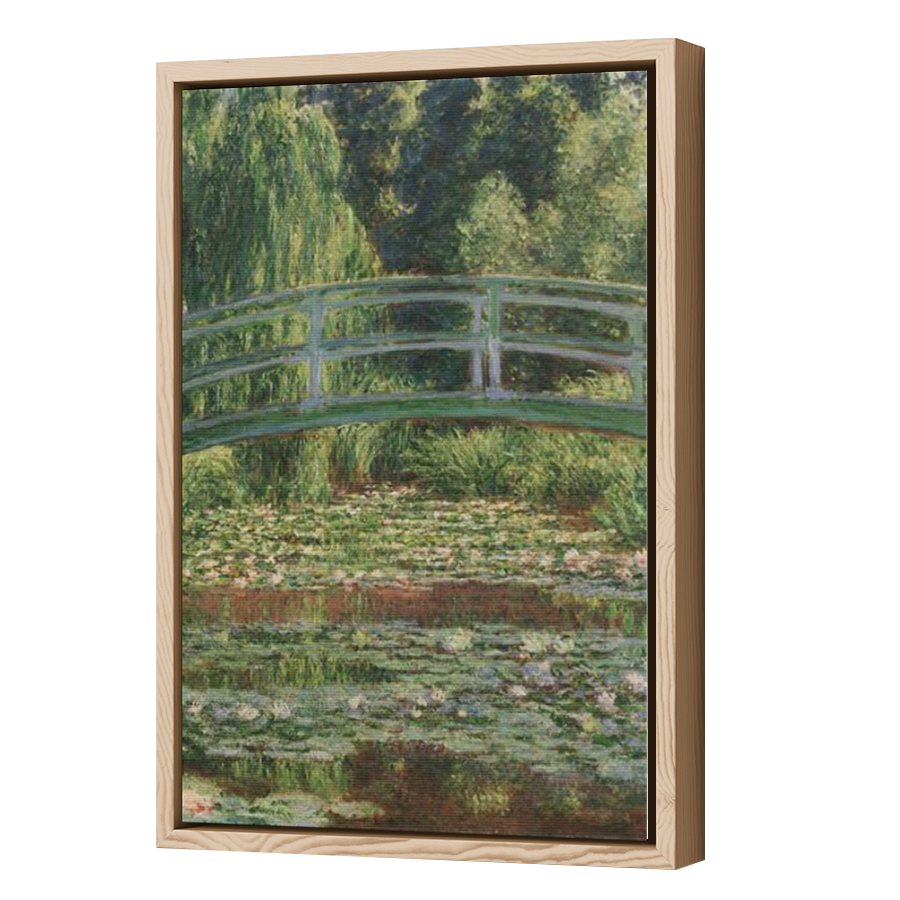 Thumbnail for Canvas - Wood Grain Floating Frame