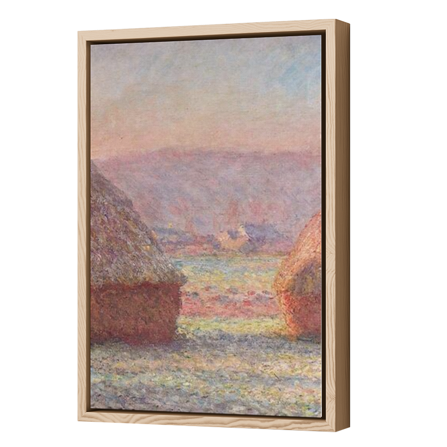 Thumbnail for Canvas - Wood Grain Floating Frame