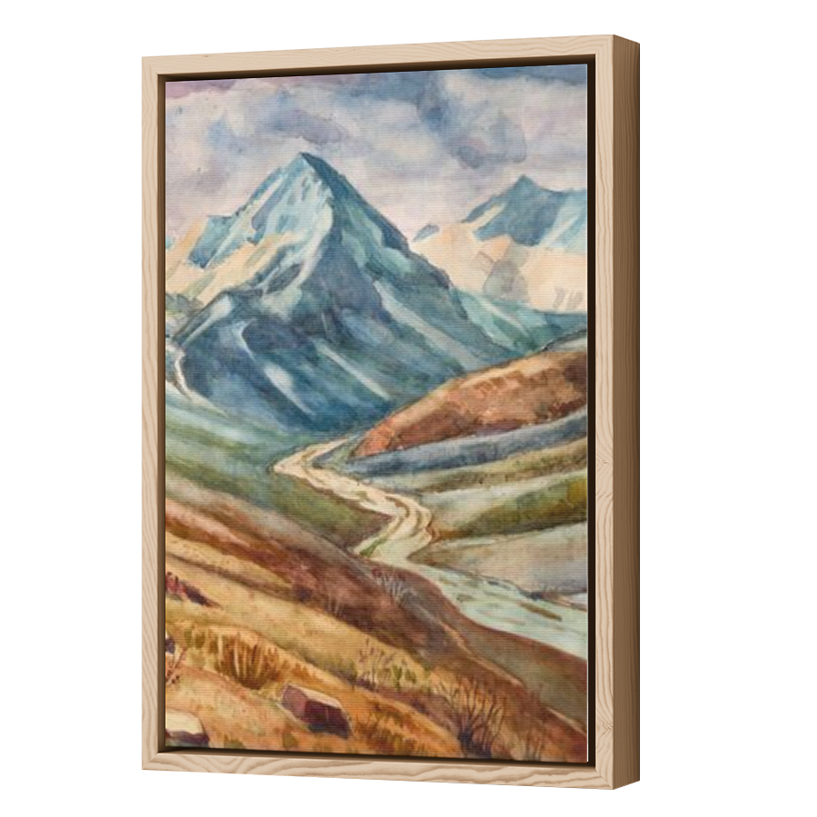 Thumbnail for Canvas - Wood Grain Floating Frame