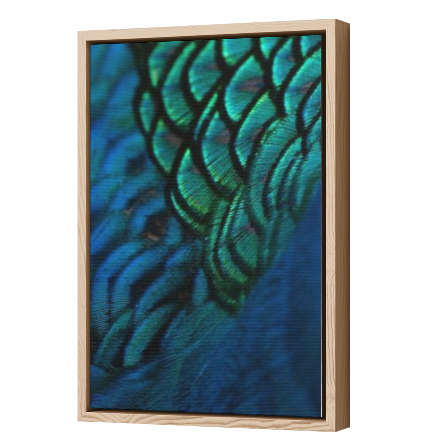 Thumbnail for Canvas - Wood Grain Floating Frame