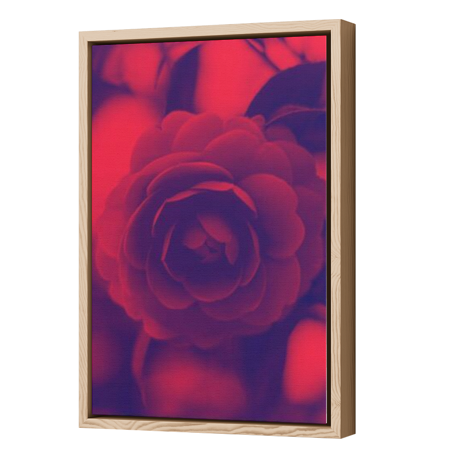 Thumbnail for Canvas - Wood Grain Floating Frame