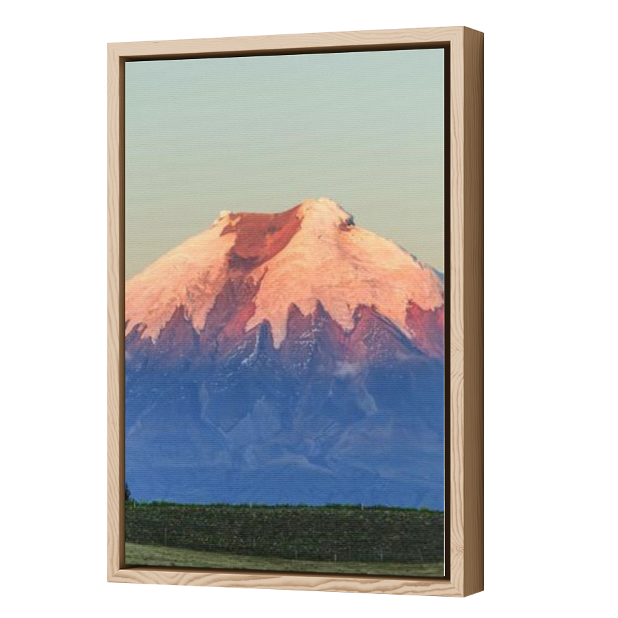 Thumbnail for Canvas - Wood Grain Floating Frame