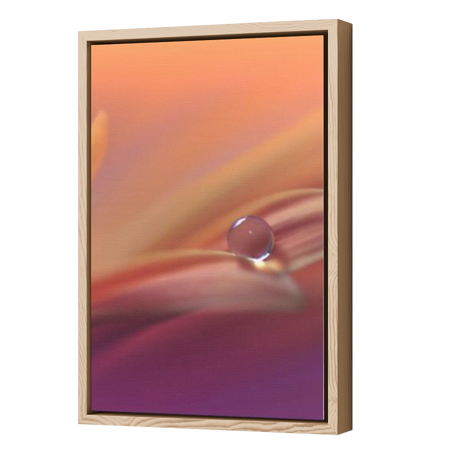 Thumbnail for Canvas - Wood Grain Floating Frame